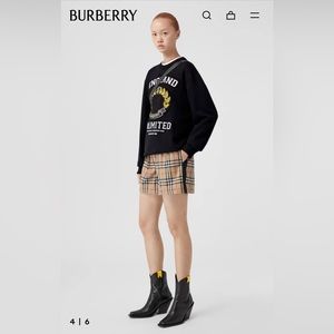 Burberry stretch check shorts